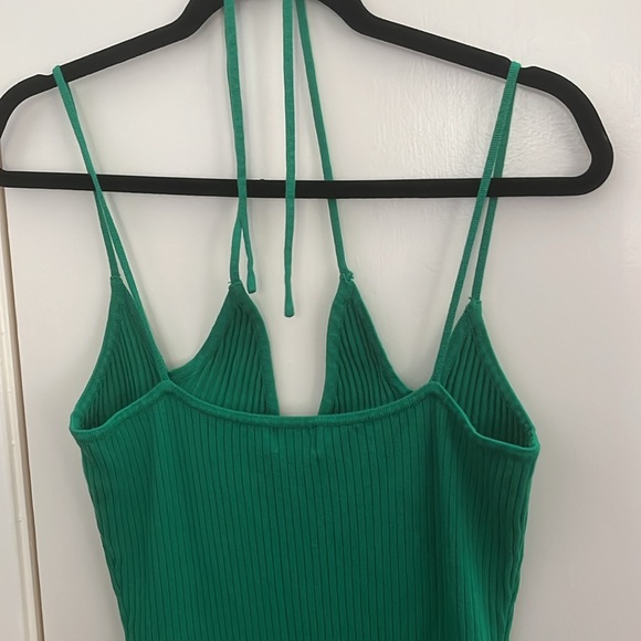 Meshki Green Knit Midi Dress - Picture 3 of 6